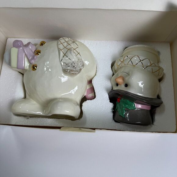 Lenox The Snowman Cookie Jar 2000 Vintage Mint Condit Original Packaging 12 In. - Picture 7 of 15